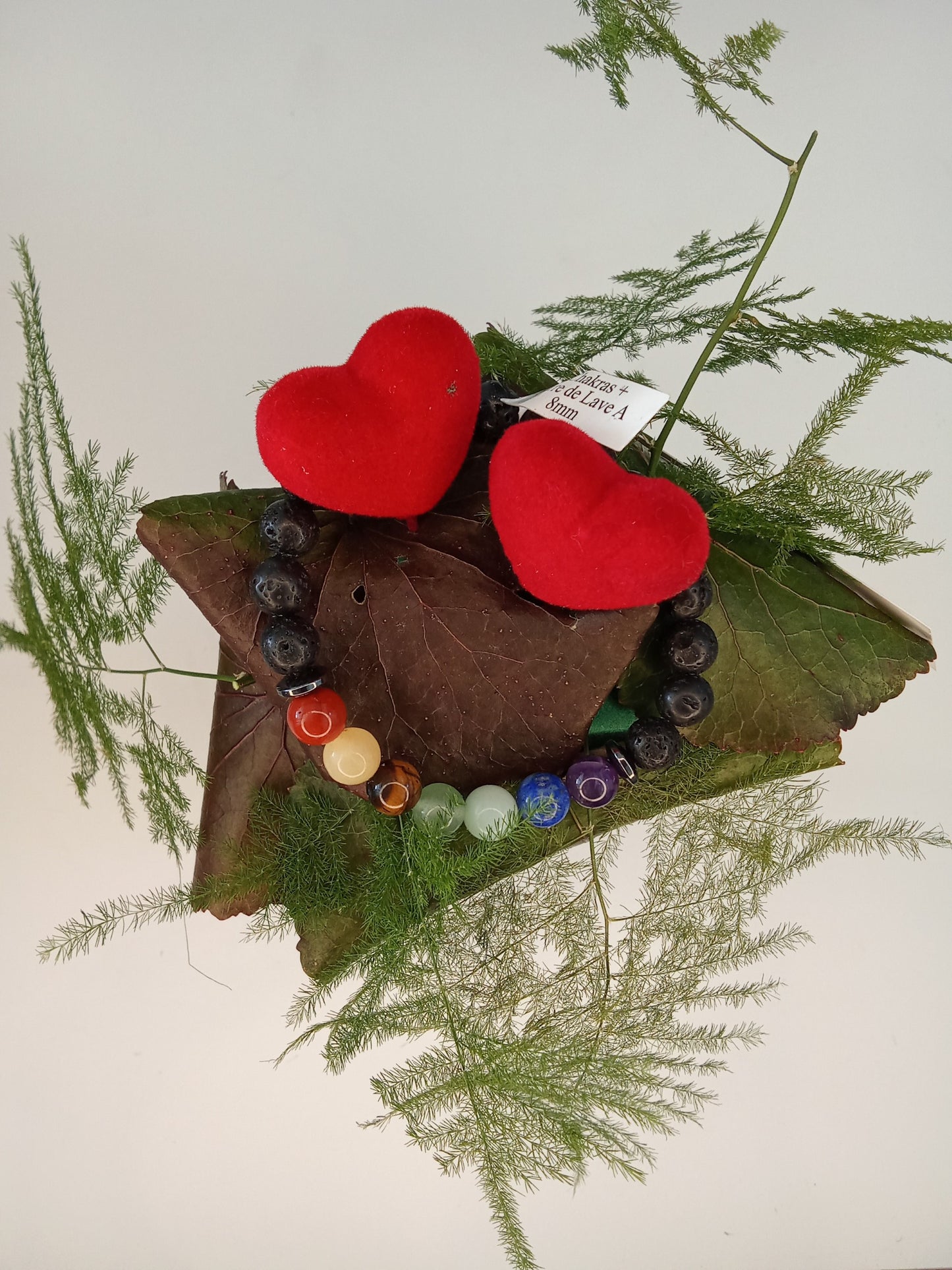Bracelet 7 Chakras + Pierre de lave