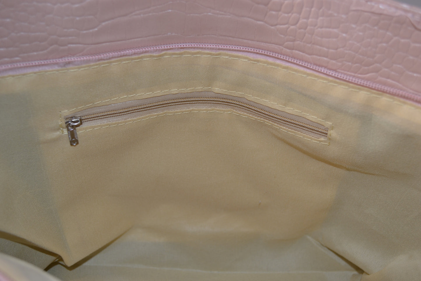 Sac à main simili cuir Rose vernis