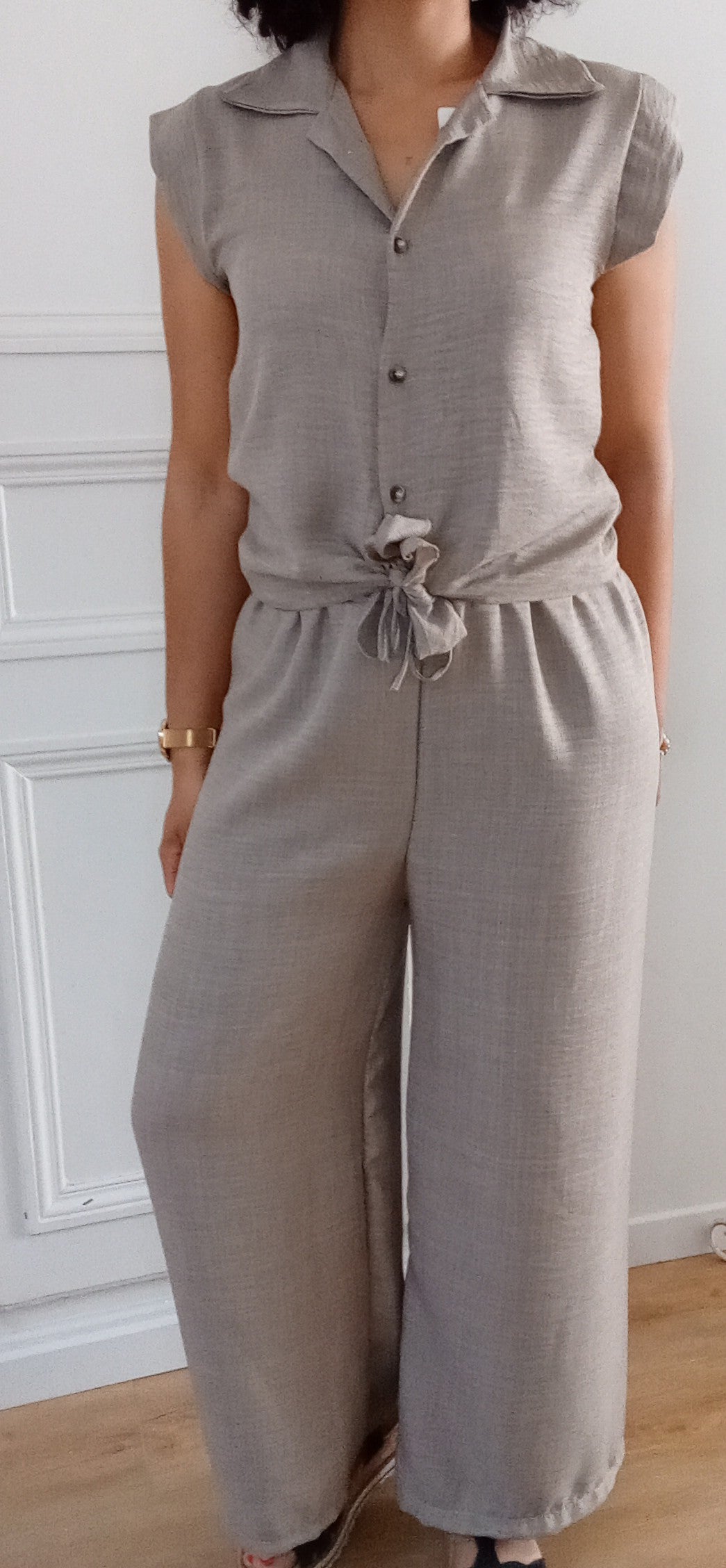 Ensemble chemisier + pantalon