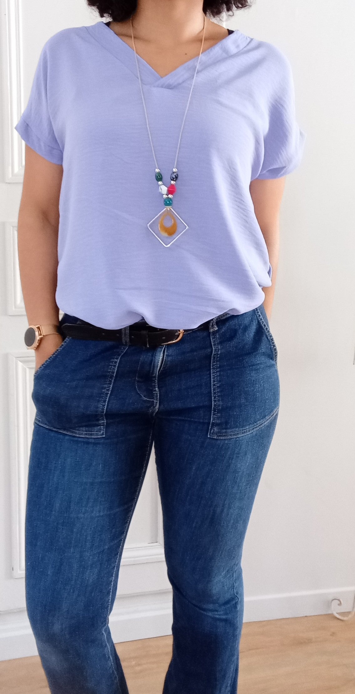 Top col V + collier