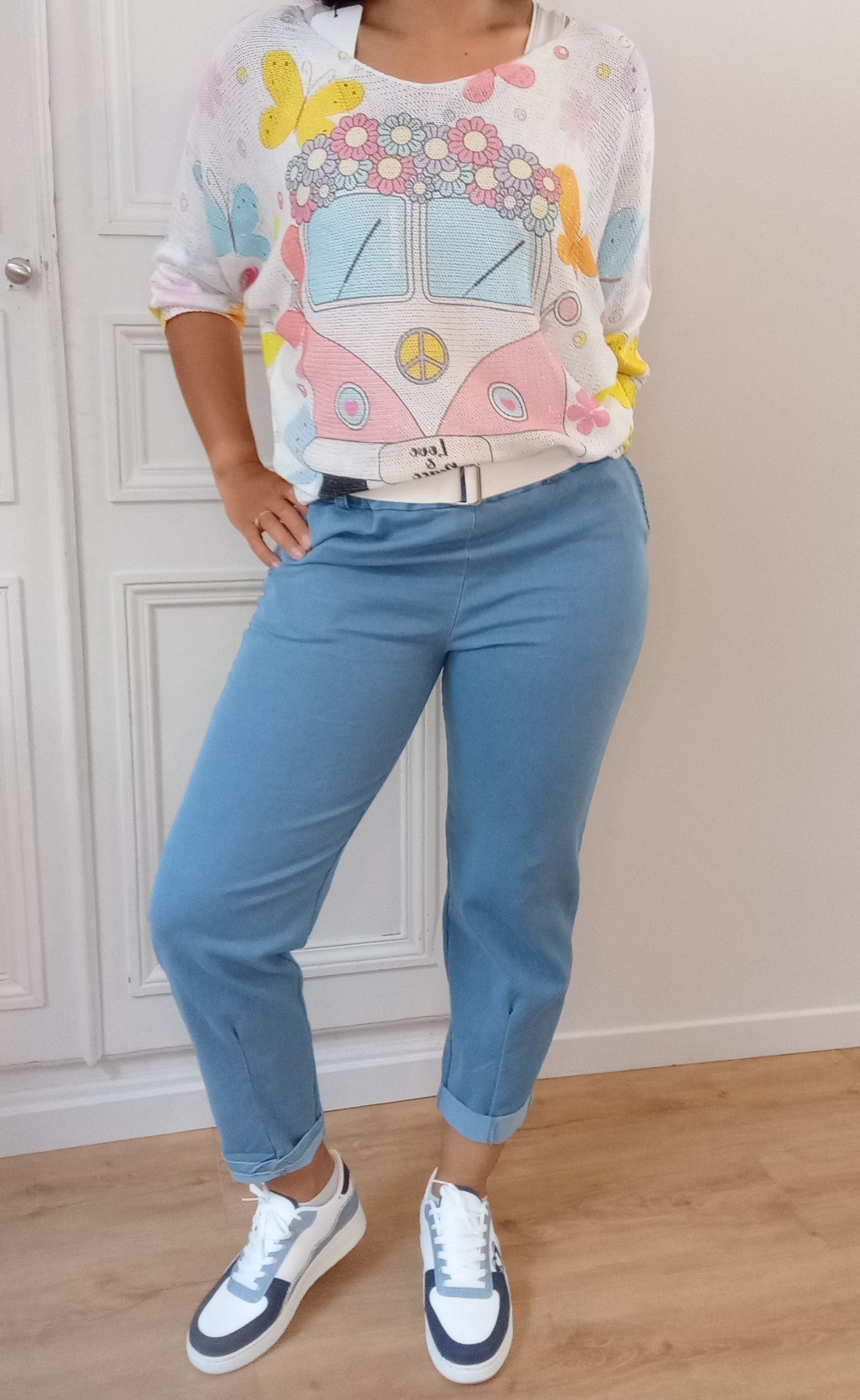 Pantalon Moga Bleu jean