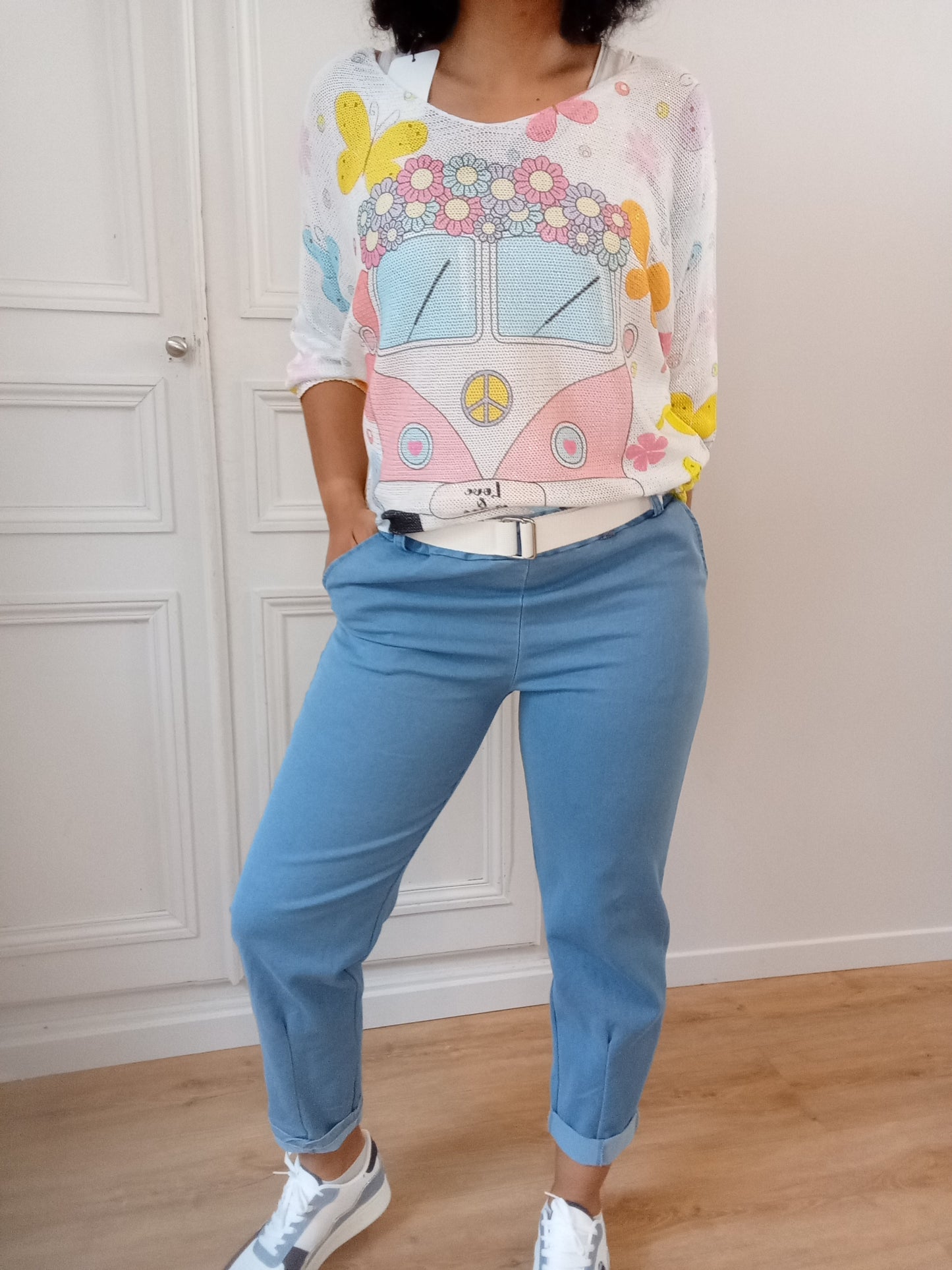 Pantalon Moga Bleu jean