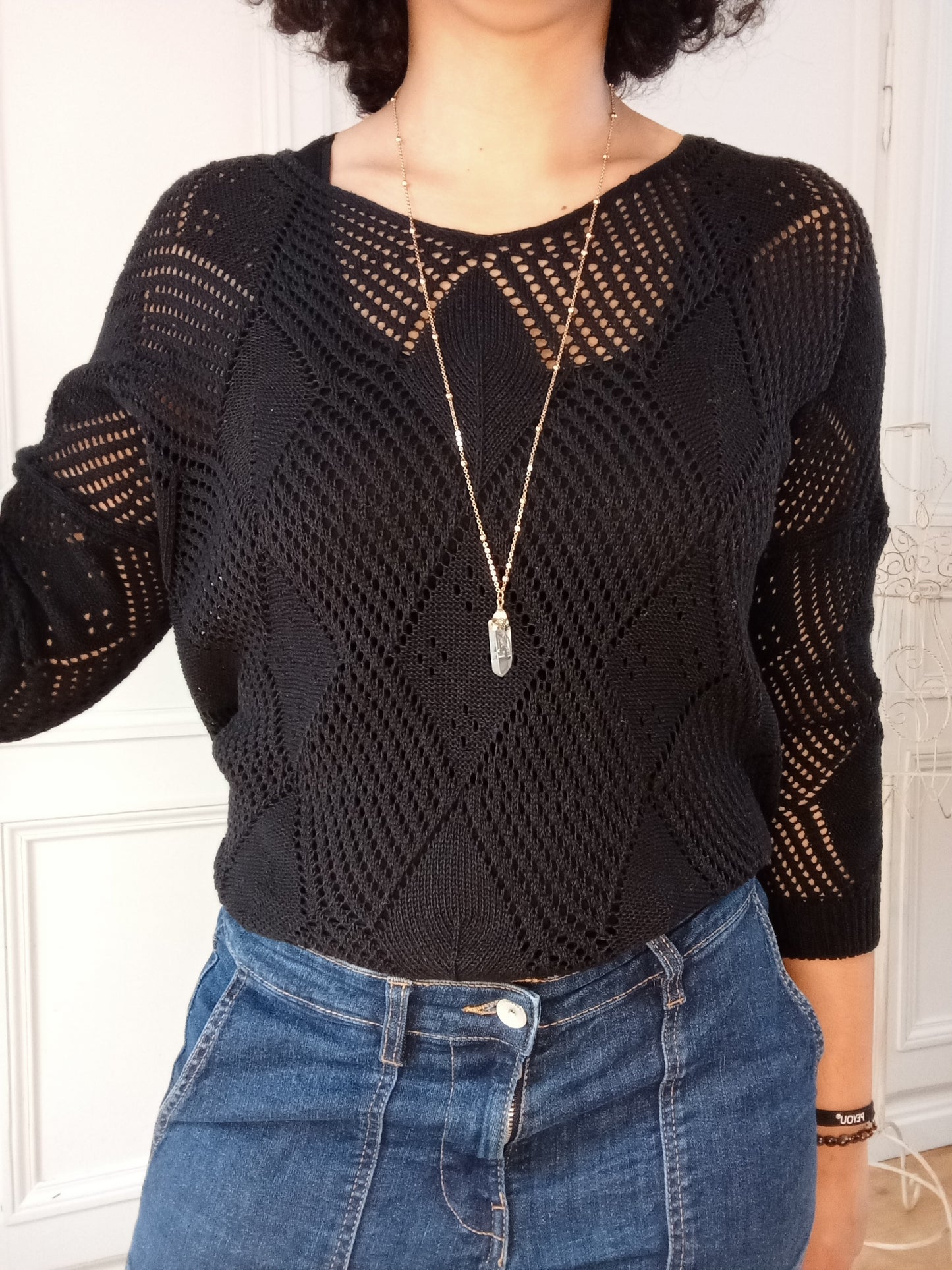 Pull tricot Noir