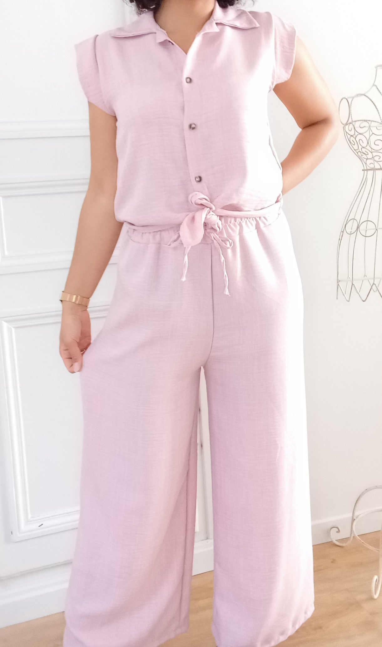 Ensemble chemisier + pantalon
