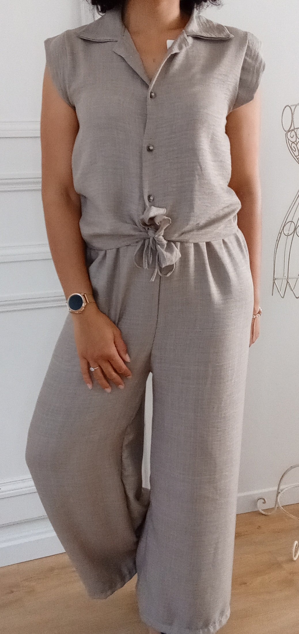 Ensemble chemisier + pantalon