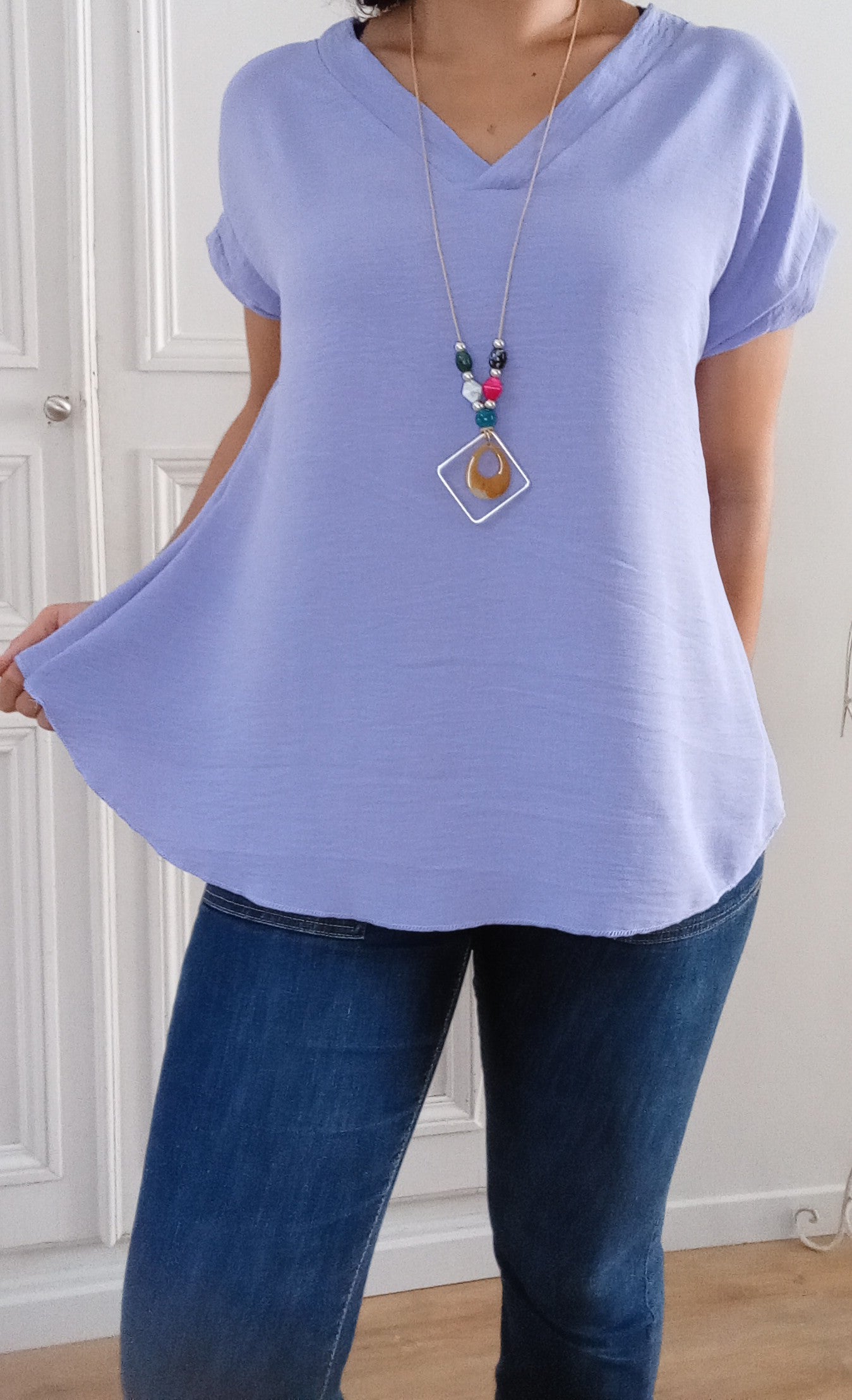Top col V + collier