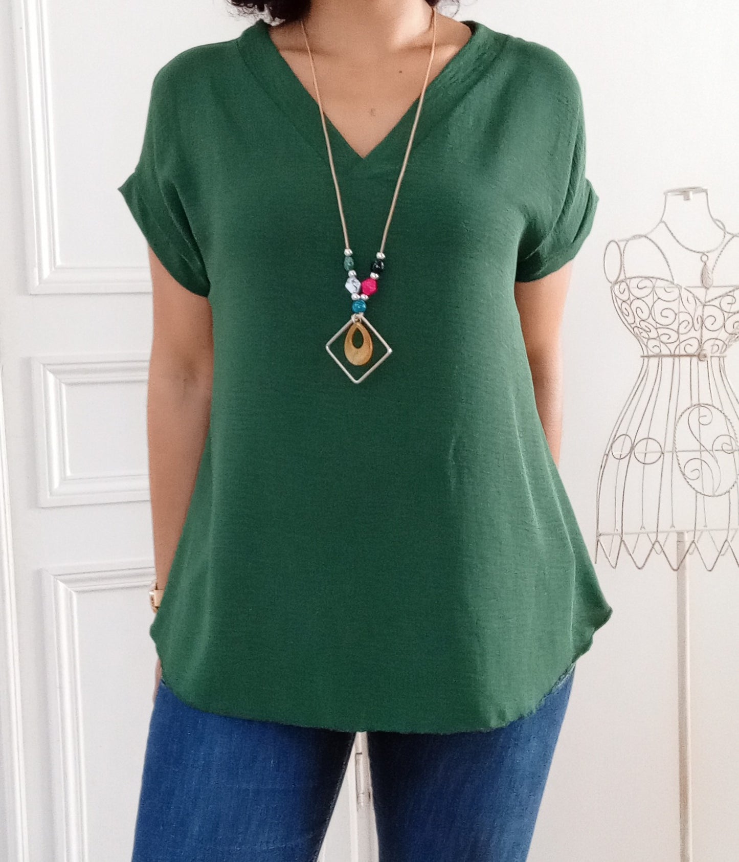 Top col V + collier
